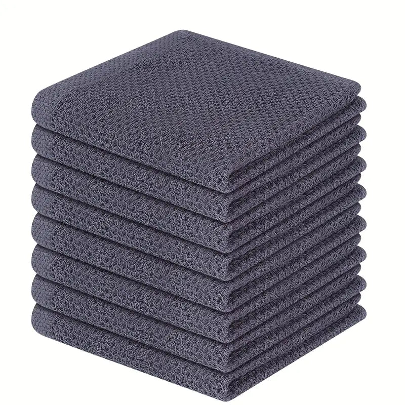 Ultra Soft Cotton Waffle Weave Dish Cloths (1pc)